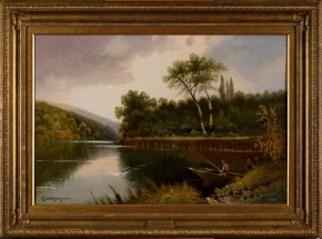 River Scene By Maynard